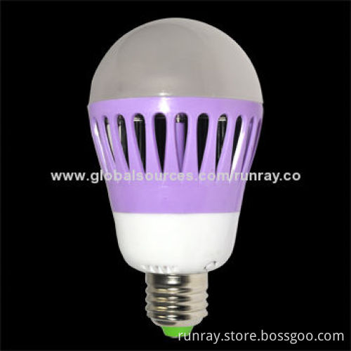 E27 9W LED PC Bulb with High-efficiency and Mercury-free, Cheap Price